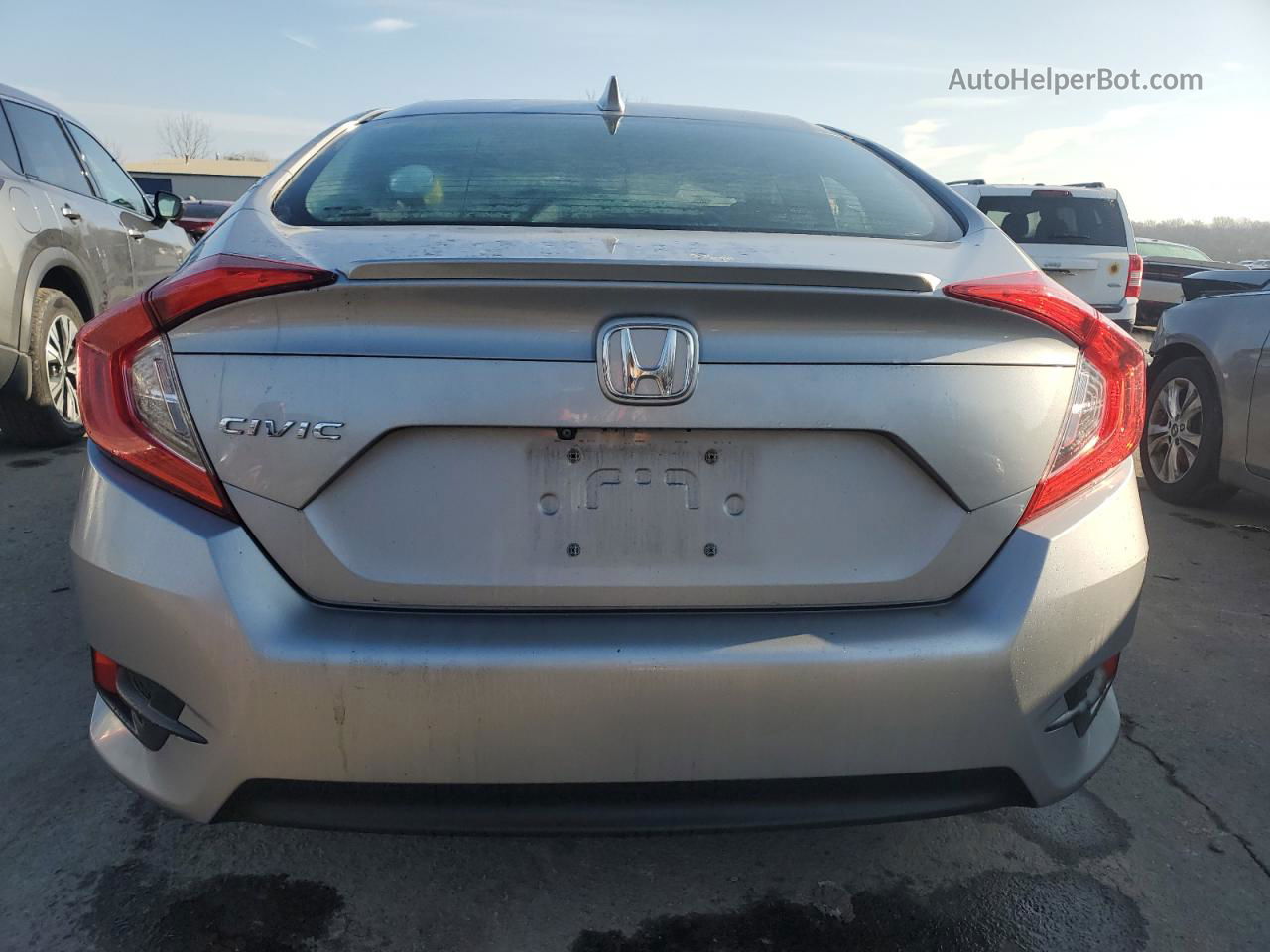 2016 Honda Civic Exl Gray vin: 2HGFC1F77GH641097