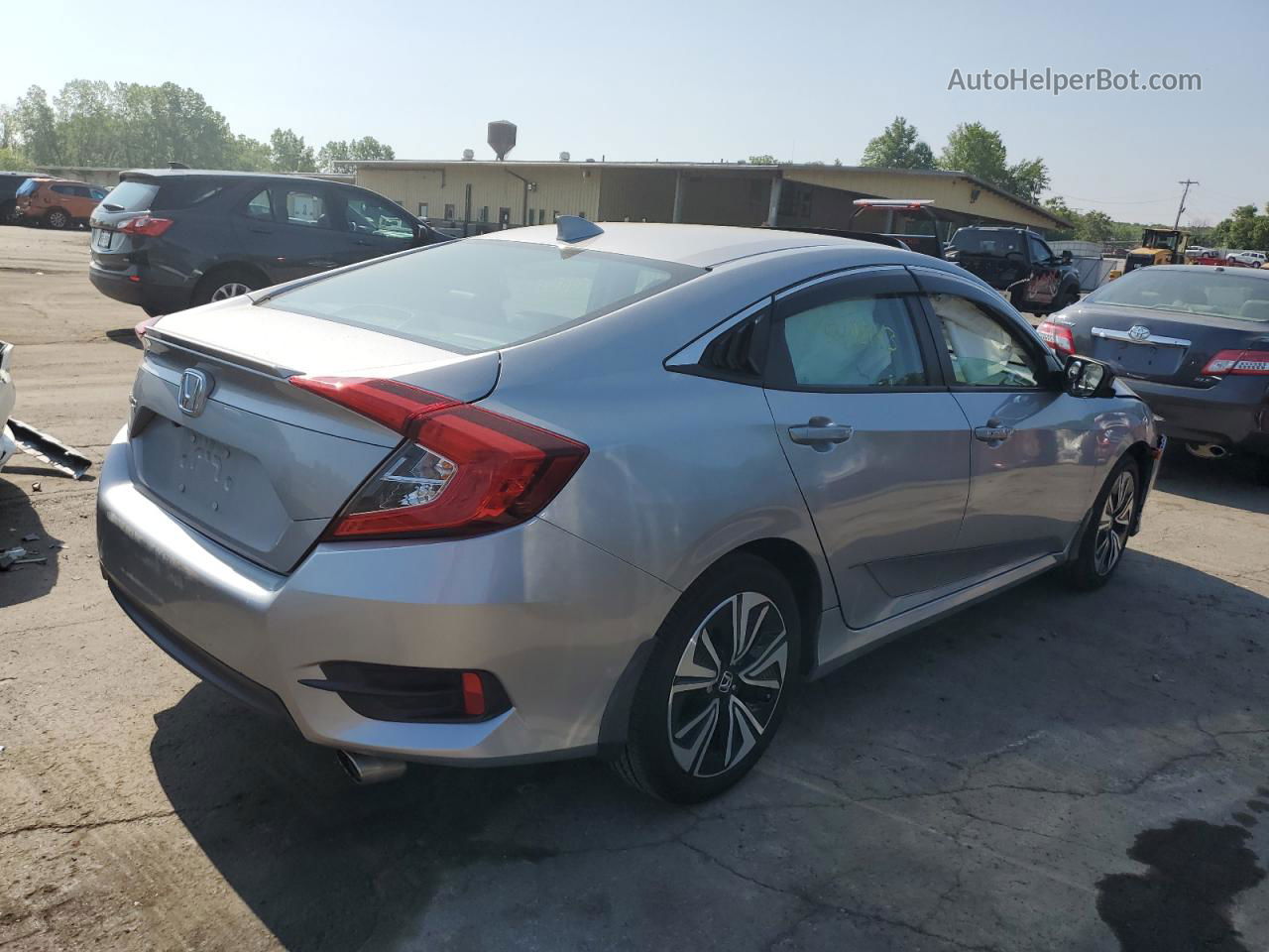 2017 Honda Civic Exl Серебряный vin: 2HGFC1F77HH648052