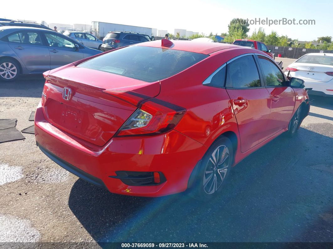 2016 Honda Civic Sedan Ex-l Red vin: 2HGFC1F78GH639956