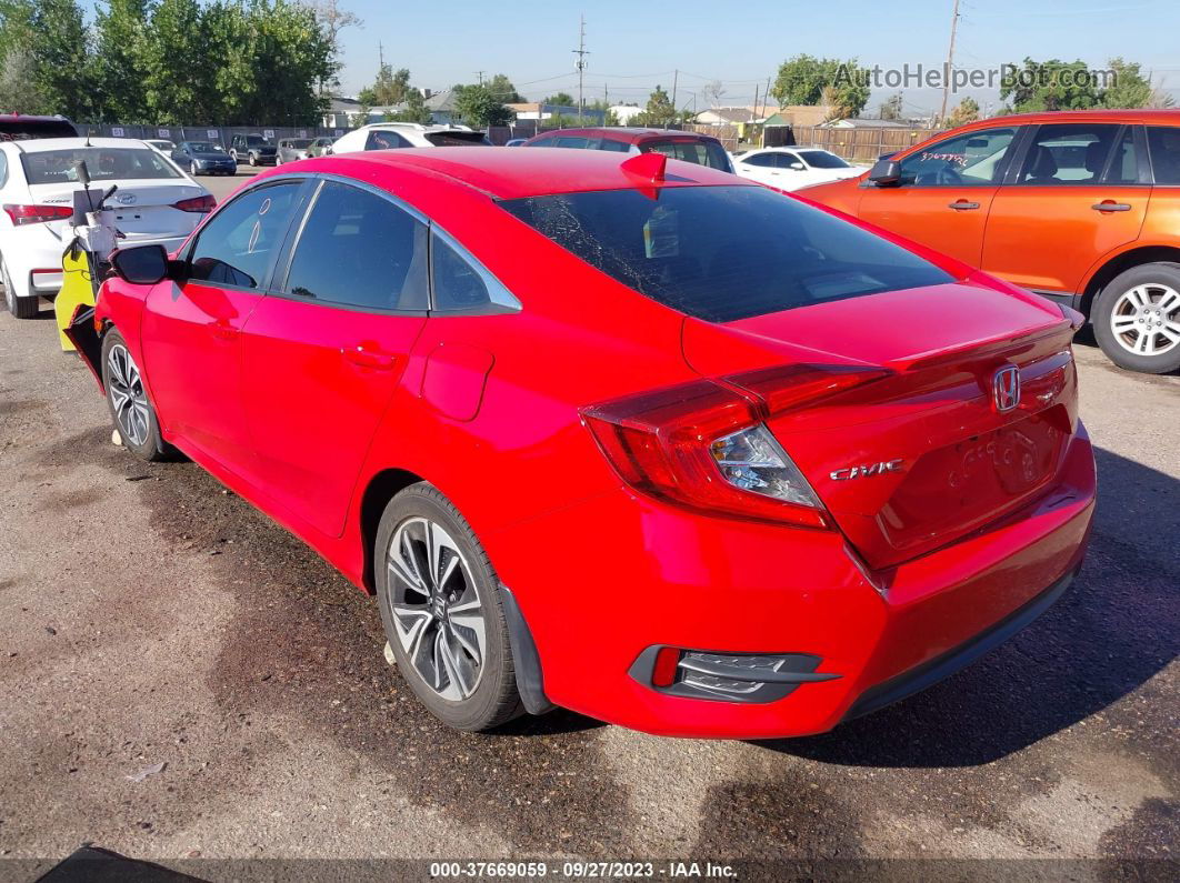 2016 Honda Civic Sedan Ex-l Red vin: 2HGFC1F78GH639956