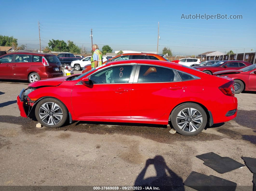 2016 Honda Civic Sedan Ex-l Red vin: 2HGFC1F78GH639956