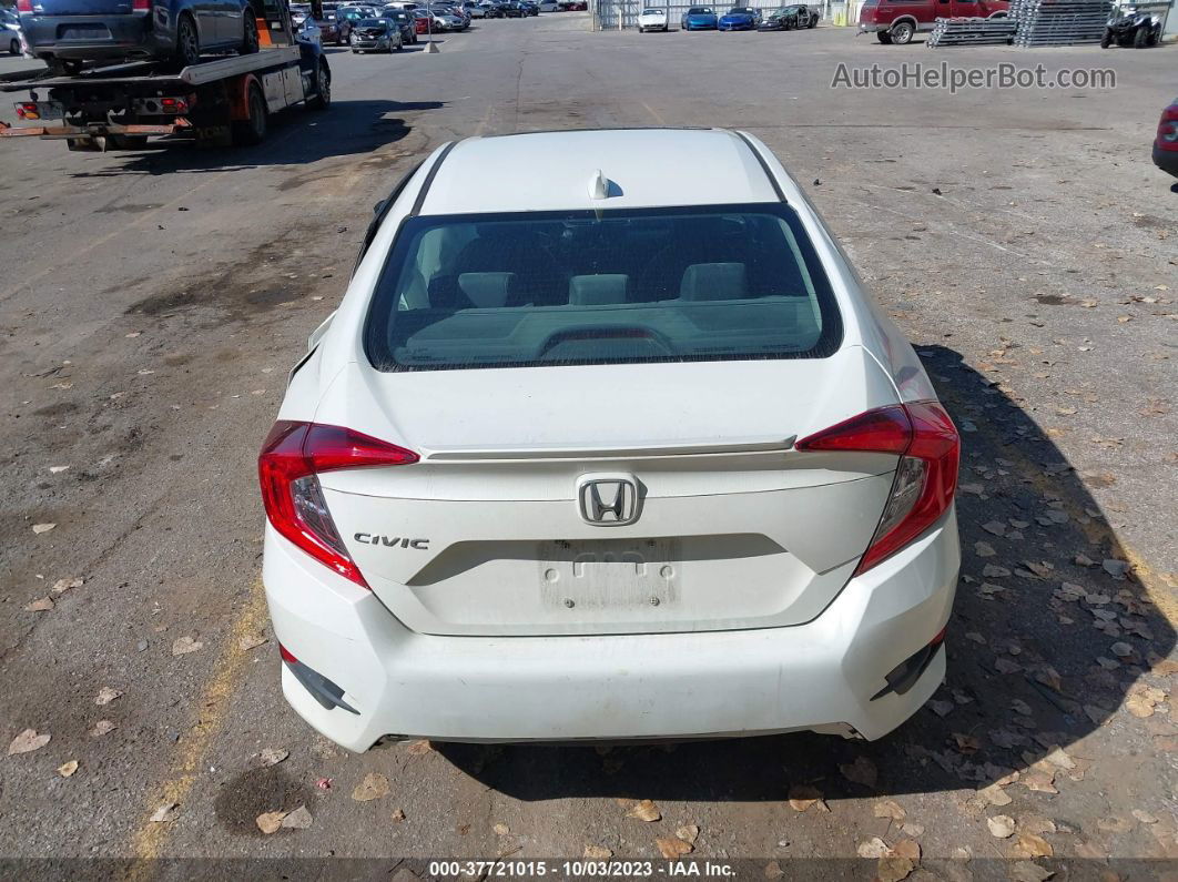 2016 Honda Civic Ex-l White vin: 2HGFC1F78GH642274