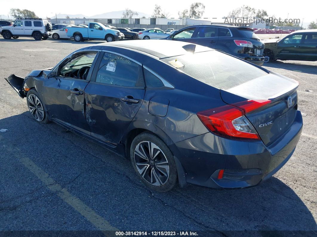 2017 Honda Civic Ex-l Gray vin: 2HGFC1F78HH642812