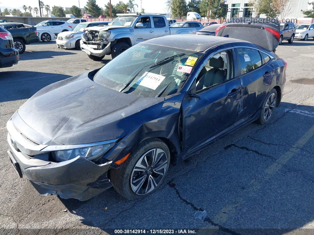 2017 Honda Civic Ex-l Gray vin: 2HGFC1F78HH642812