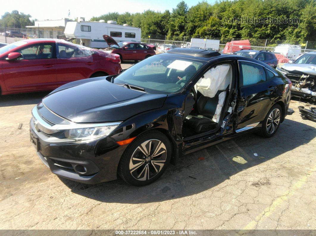 2016 Honda Civic Ex-l Black vin: 2HGFC1F79GH649203