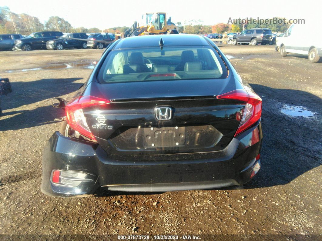 2016 Honda Civic Ex-l Черный vin: 2HGFC1F79GH650321