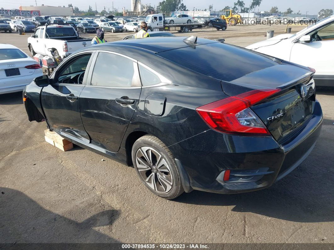 2016 Honda Civic Sedan Ex-l Black vin: 2HGFC1F7XGH633205