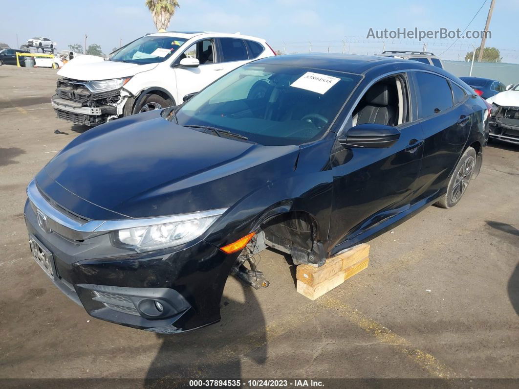 2016 Honda Civic Sedan Ex-l Black vin: 2HGFC1F7XGH633205