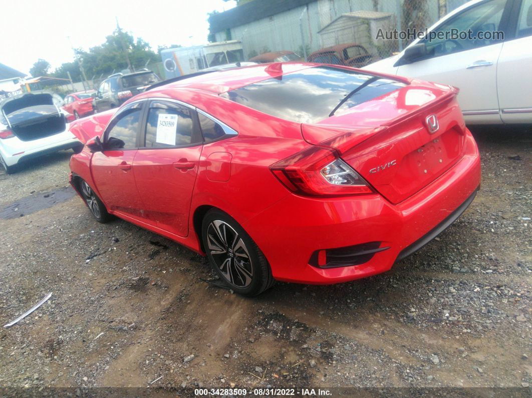 2016 Honda Civic Sedan Ex-l Red vin: 2HGFC1F7XGH634337