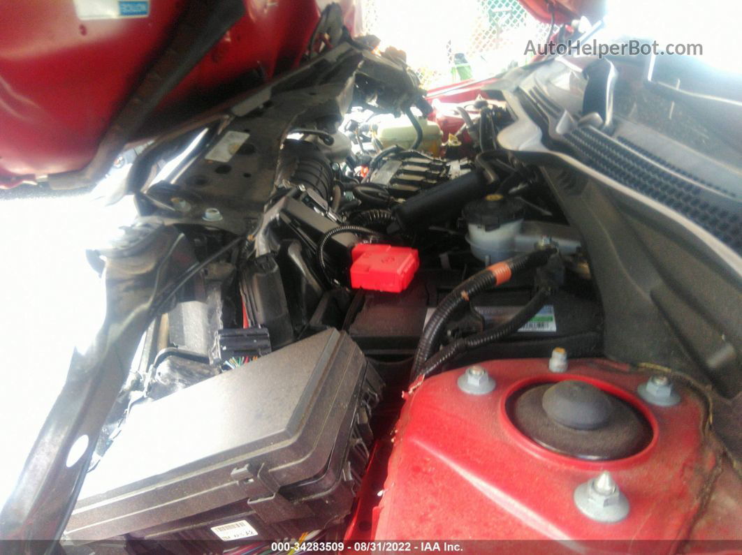 2016 Honda Civic Sedan Ex-l Red vin: 2HGFC1F7XGH634337