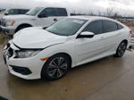 2016 Honda Civic Exl White vin: 2HGFC1F7XGH639795