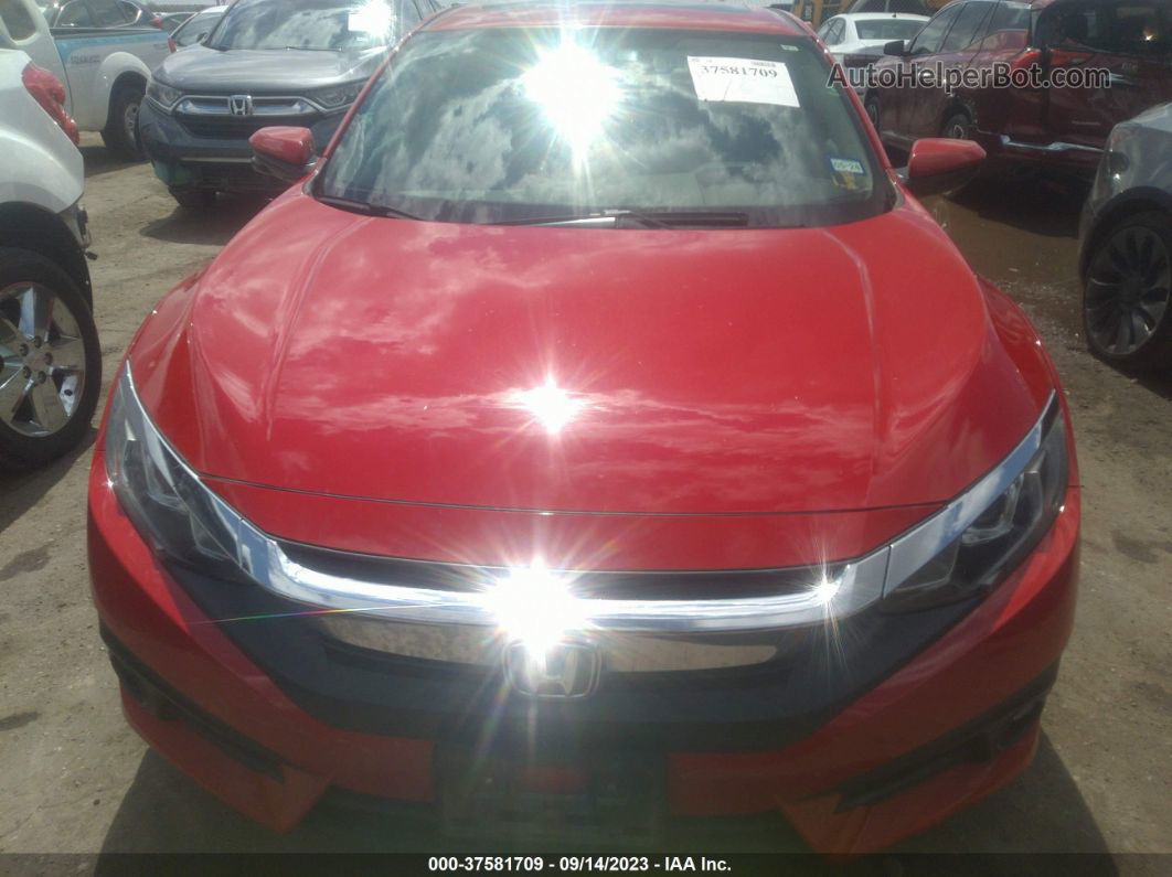 2017 Honda Civic Ex-l Red vin: 2HGFC1F7XHH656551