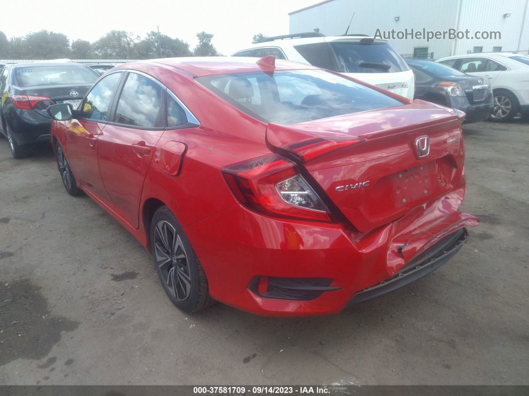 2017 Honda Civic Ex-l Red vin: 2HGFC1F7XHH656551