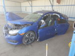 2017 Honda Civic Ex Blue vin: 2HGFC1F86HH634510