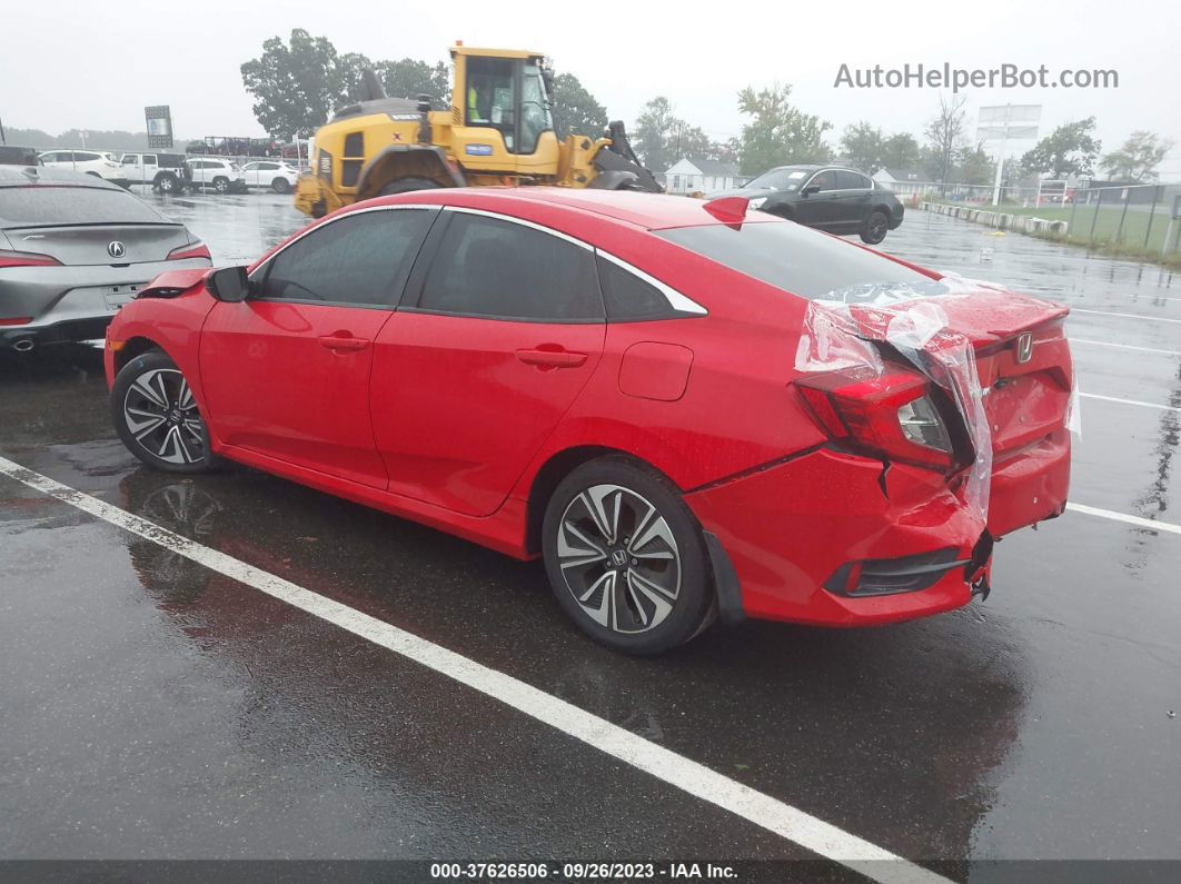 2017 Honda Civic Sedan Ex-l Red vin: 2HGFC1F86HH651212