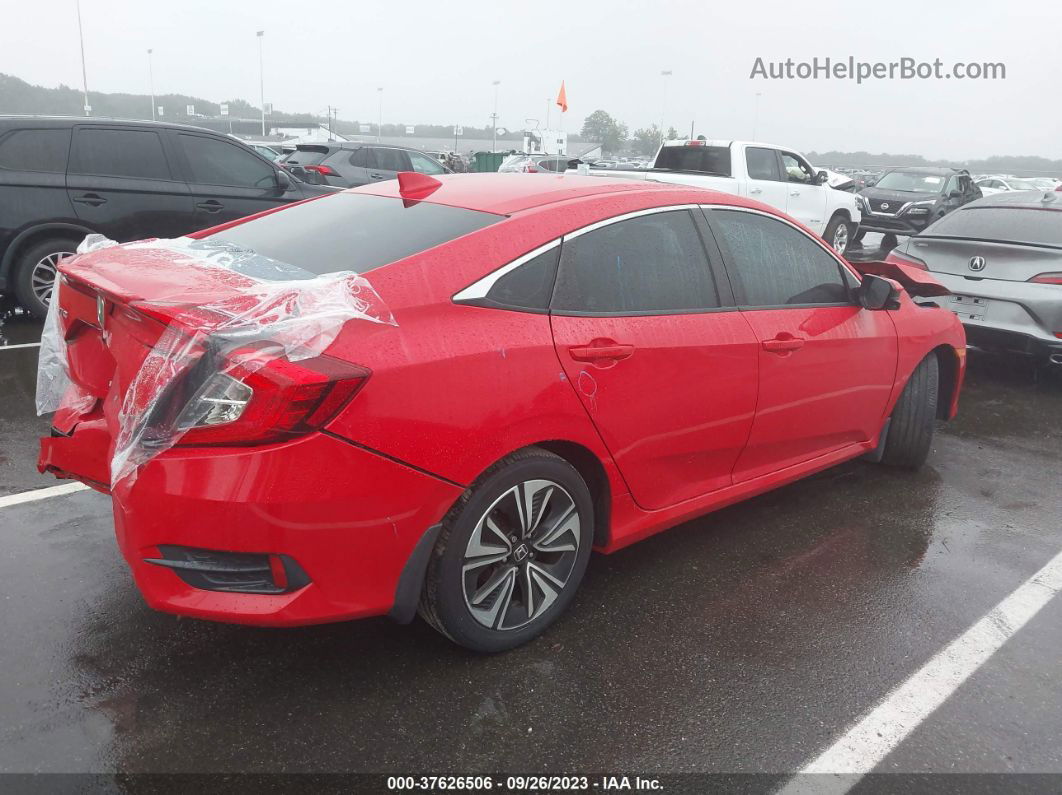 2017 Honda Civic Sedan Ex-l Red vin: 2HGFC1F86HH651212