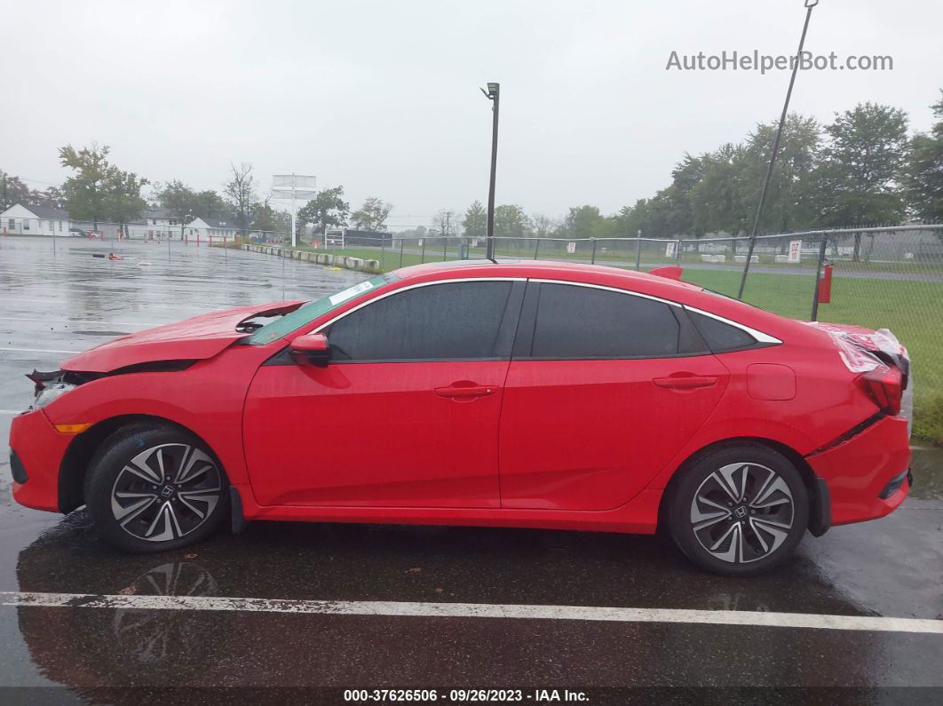 2017 Honda Civic Sedan Ex-l Red vin: 2HGFC1F86HH651212