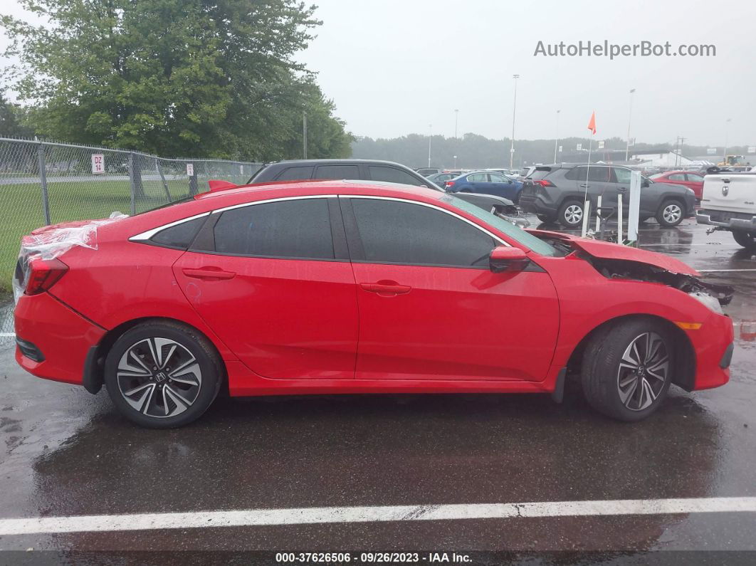 2017 Honda Civic Sedan Ex-l Red vin: 2HGFC1F86HH651212