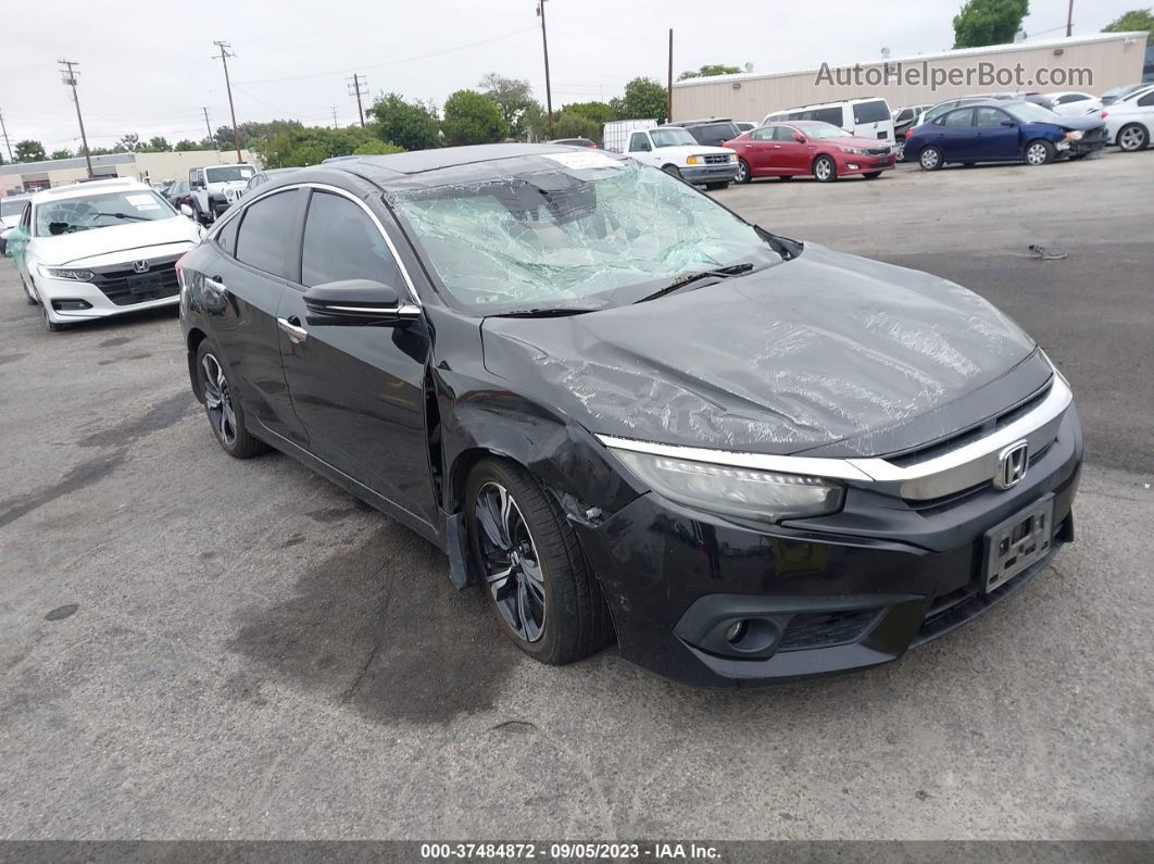 2016 Honda Civic Touring Black vin: 2HGFC1F90GH641279