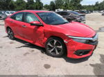 2016 Honda Civic Sedan Touring Red vin: 2HGFC1F91GH630985