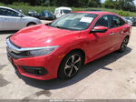 2016 Honda Civic Sedan Touring Red vin: 2HGFC1F91GH630985