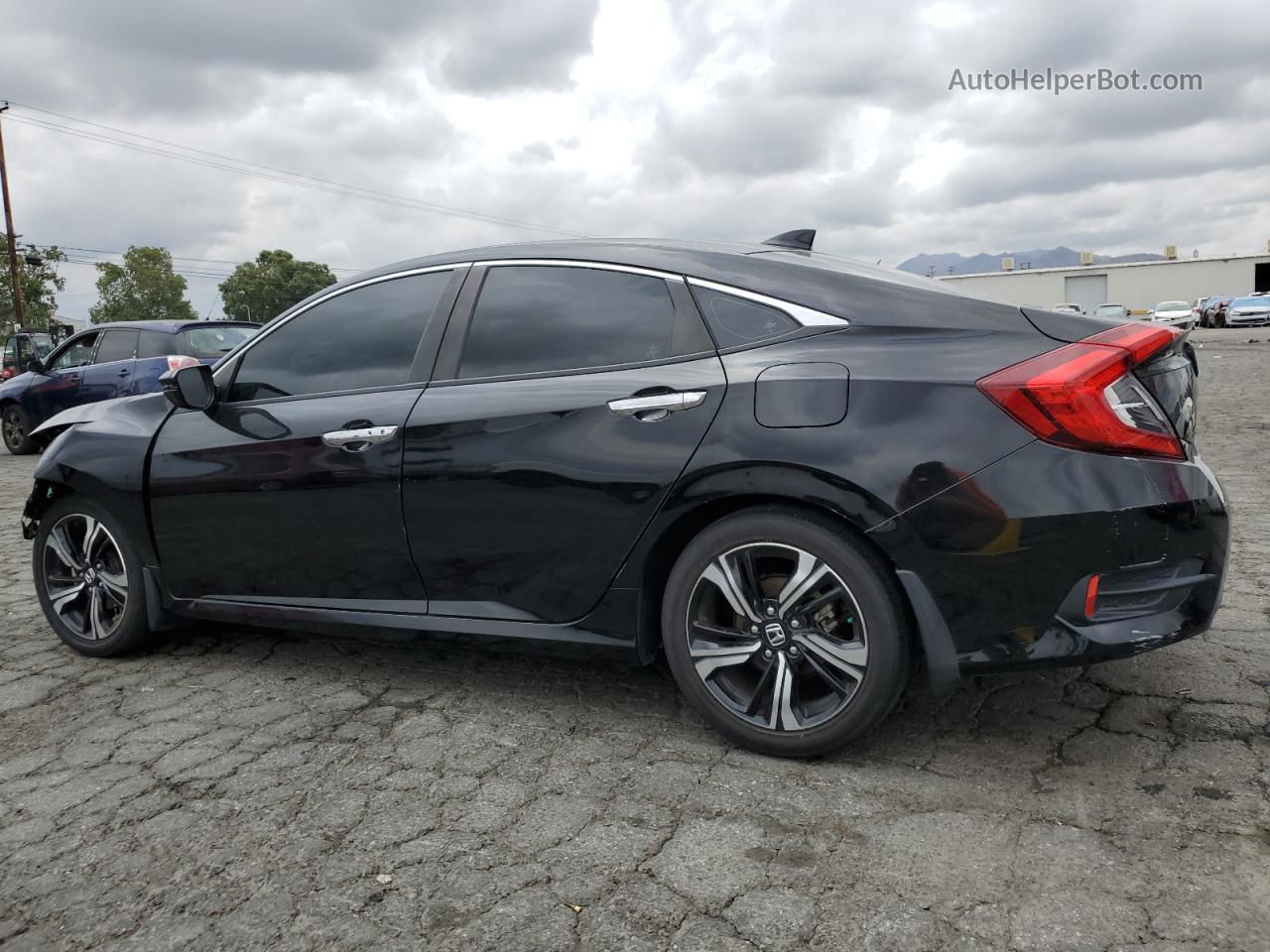 2017 Honda Civic Touring Black vin: 2HGFC1F91HH657167