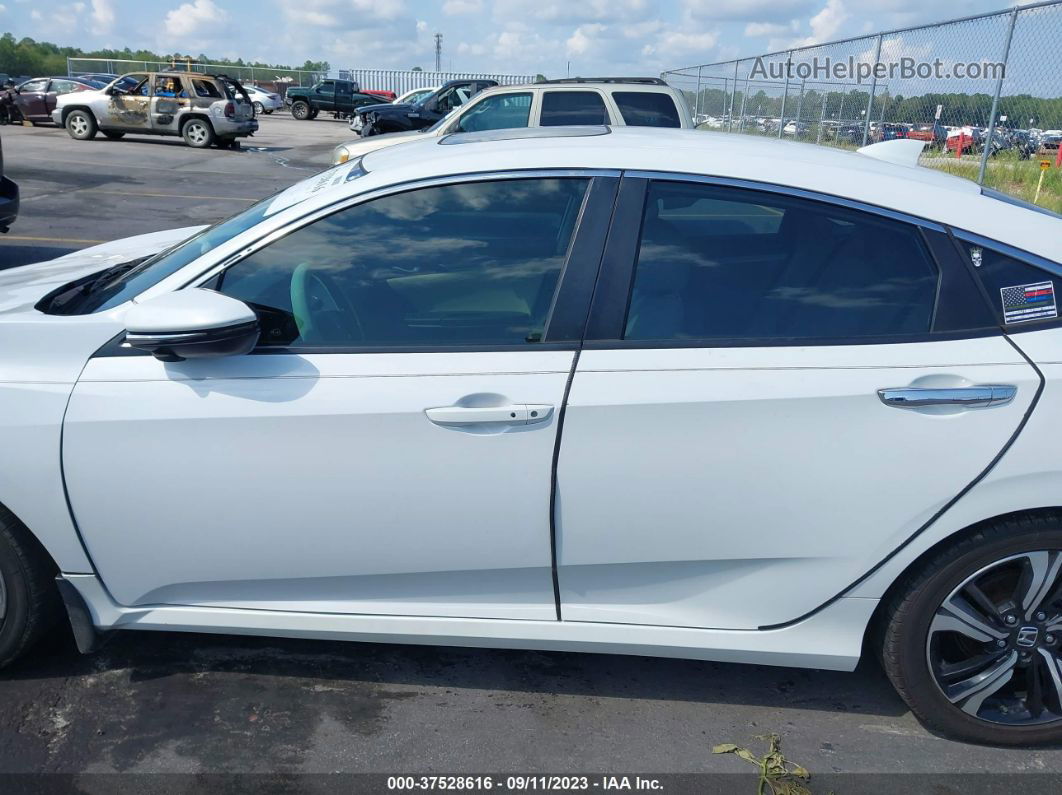 2017 Honda Civic Touring White vin: 2HGFC1F92HH631144