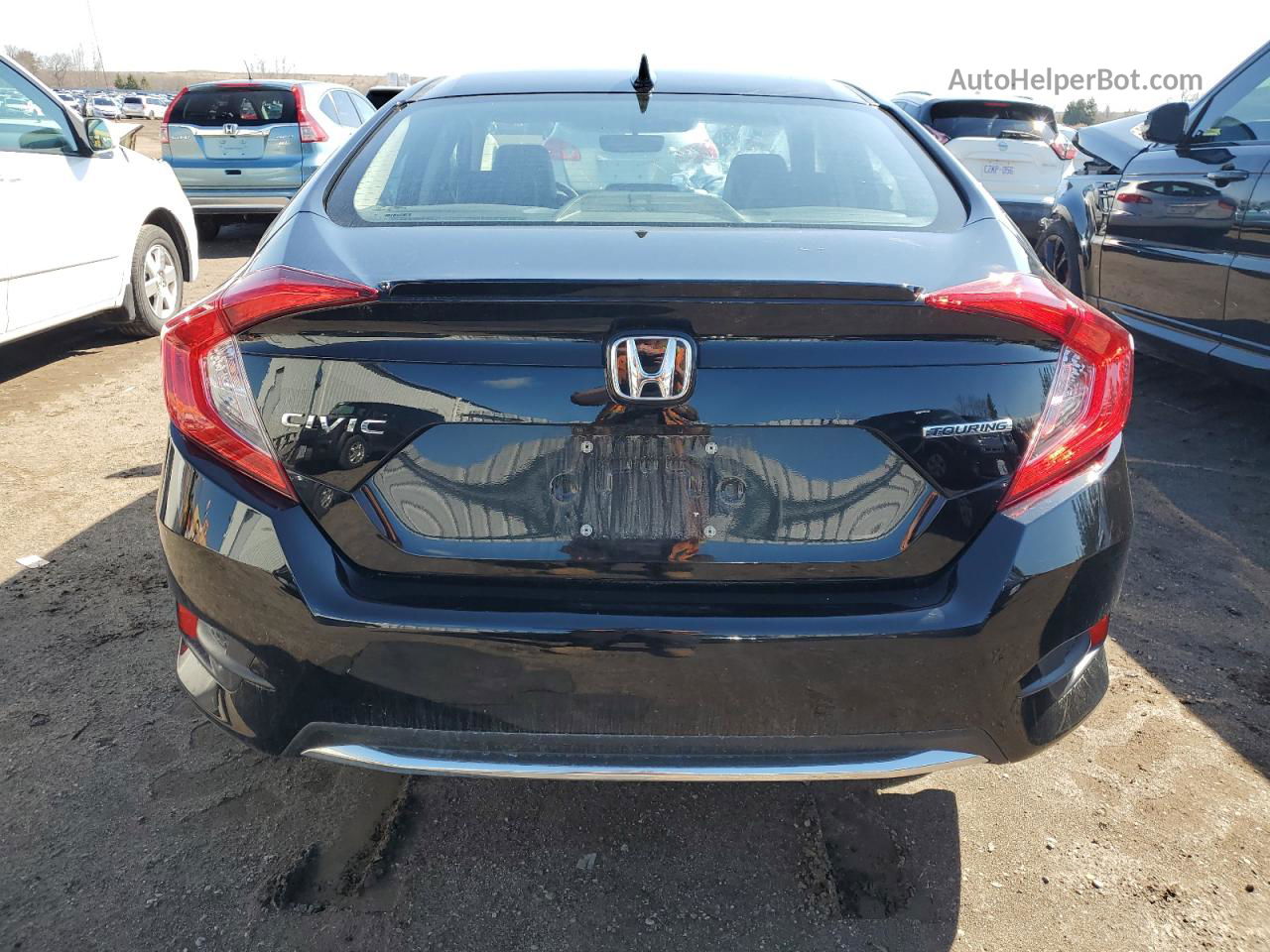 2020 Honda Civic Touring Черный vin: 2HGFC1F96LH105785