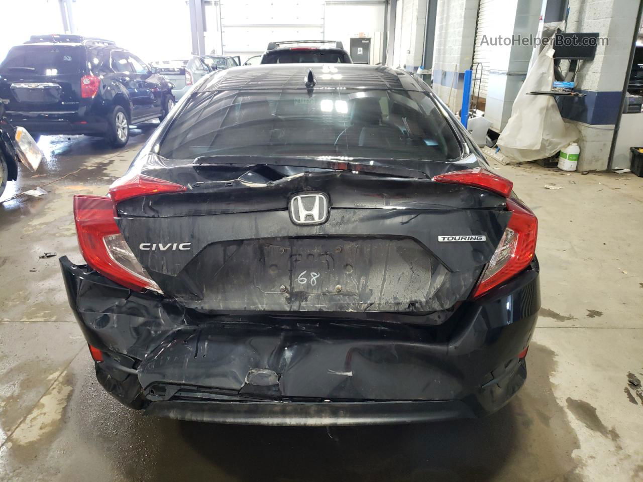 2016 Honda Civic Touring Black vin: 2HGFC1F97GH113769