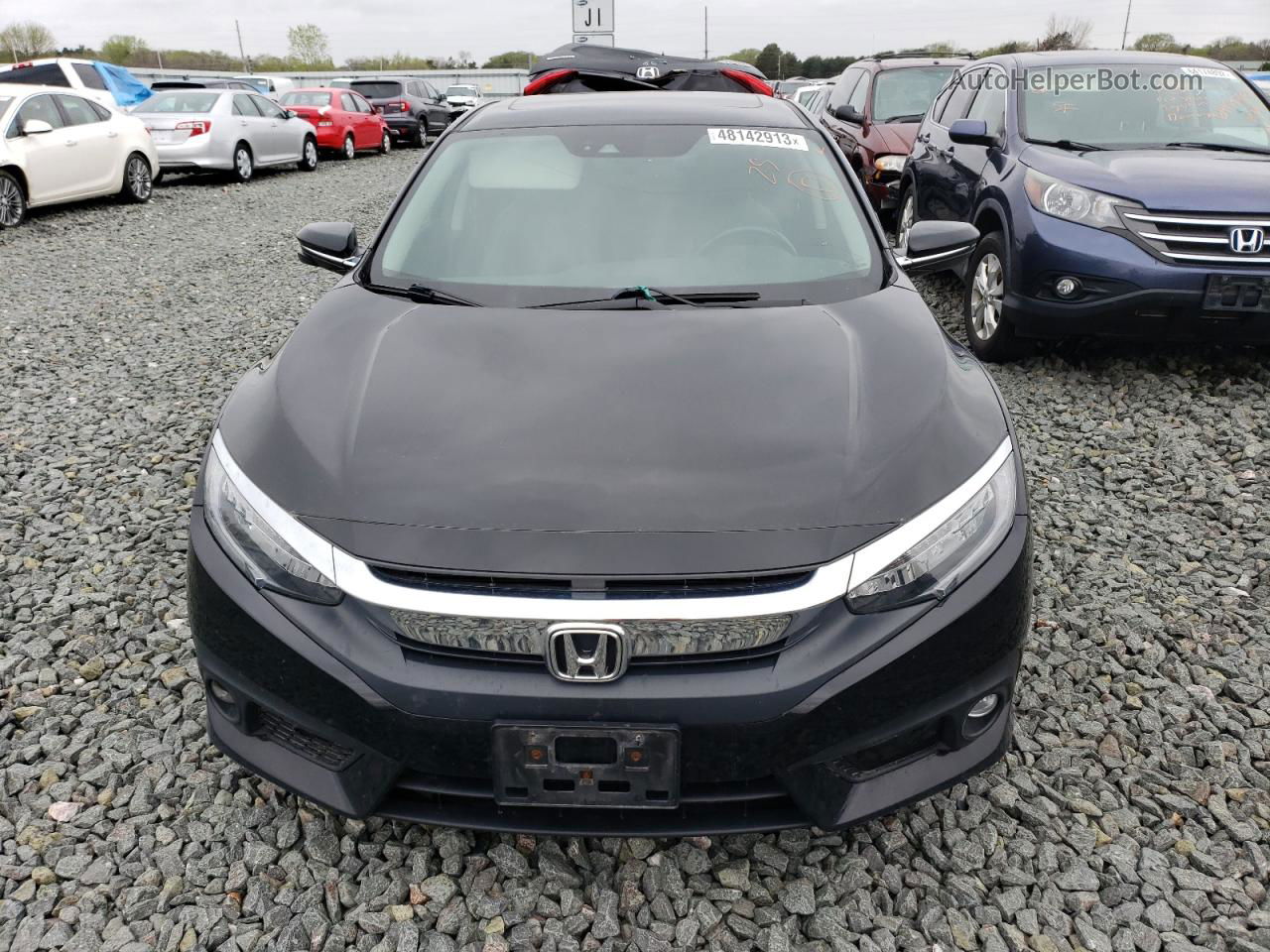 2016 Honda Civic Touring Black vin: 2HGFC1F97GH113769