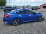 2019 Honda Civic Touring Blue vin: 2HGFC1F97KH100514