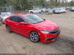 2020 Honda Civic Sedan Touring Красный vin: 2HGFC1F98LH680101