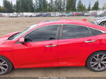 2020 Honda Civic Sedan Touring Red vin: 2HGFC1F98LH680101