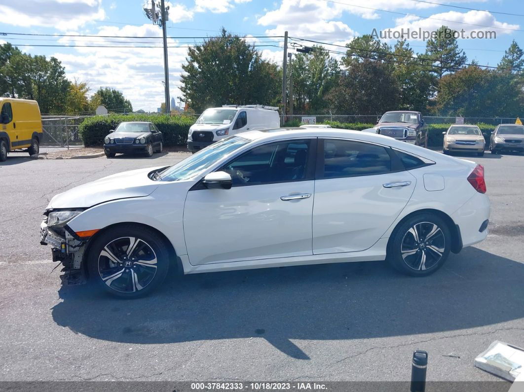 2017 Honda Civic Sedan Touring Белый vin: 2HGFC1F9XHH633837