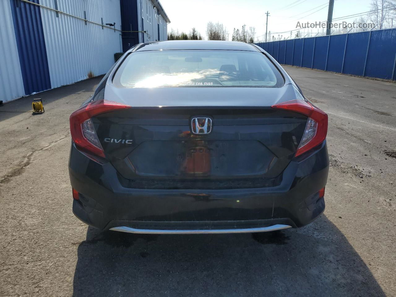 2020 Honda Civic Lx Черный vin: 2HGFC2E50LH021627