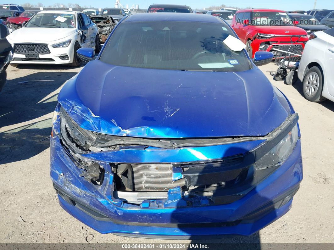 2020 Honda Civic Sport Blue vin: 2HGFC2E83LH600590