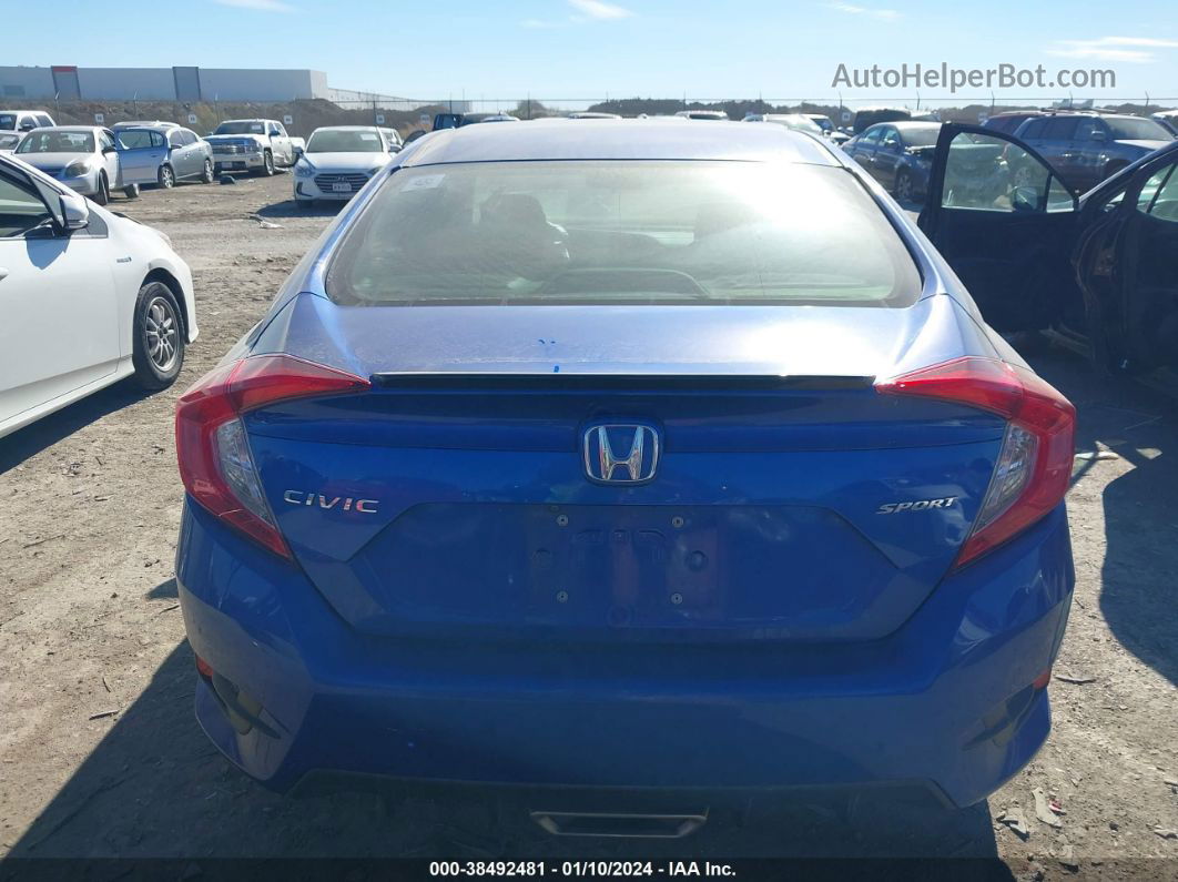 2020 Honda Civic Sport Blue vin: 2HGFC2E83LH600590