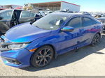 2020 Honda Civic Sport Синий vin: 2HGFC2E83LH600590