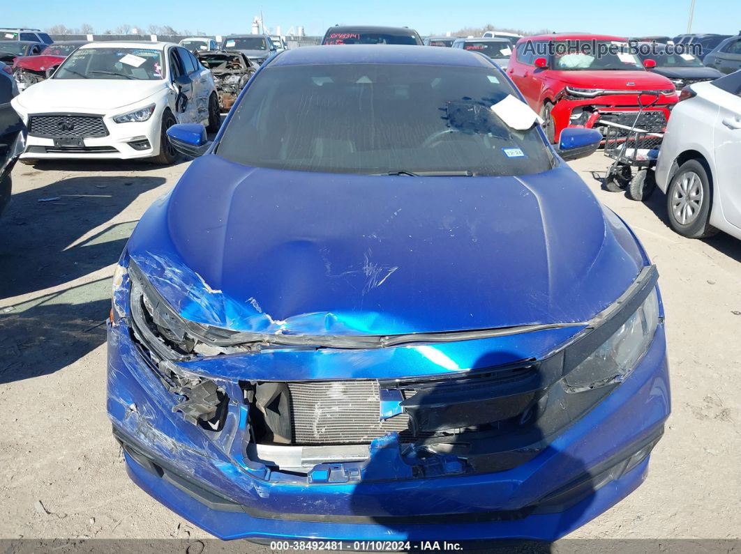 2020 Honda Civic Sport Blue vin: 2HGFC2E83LH600590