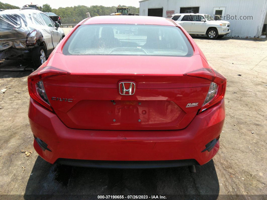 2016 Honda Civic Lx Red vin: 2HGFC2F50GH500506