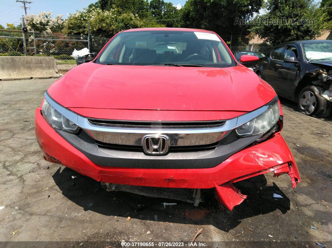 2016 Honda Civic Lx Red vin: 2HGFC2F50GH500506