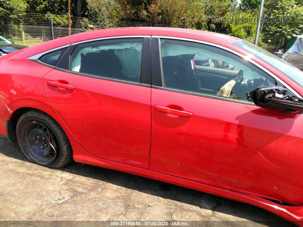 2016 Honda Civic Lx Red vin: 2HGFC2F50GH500506