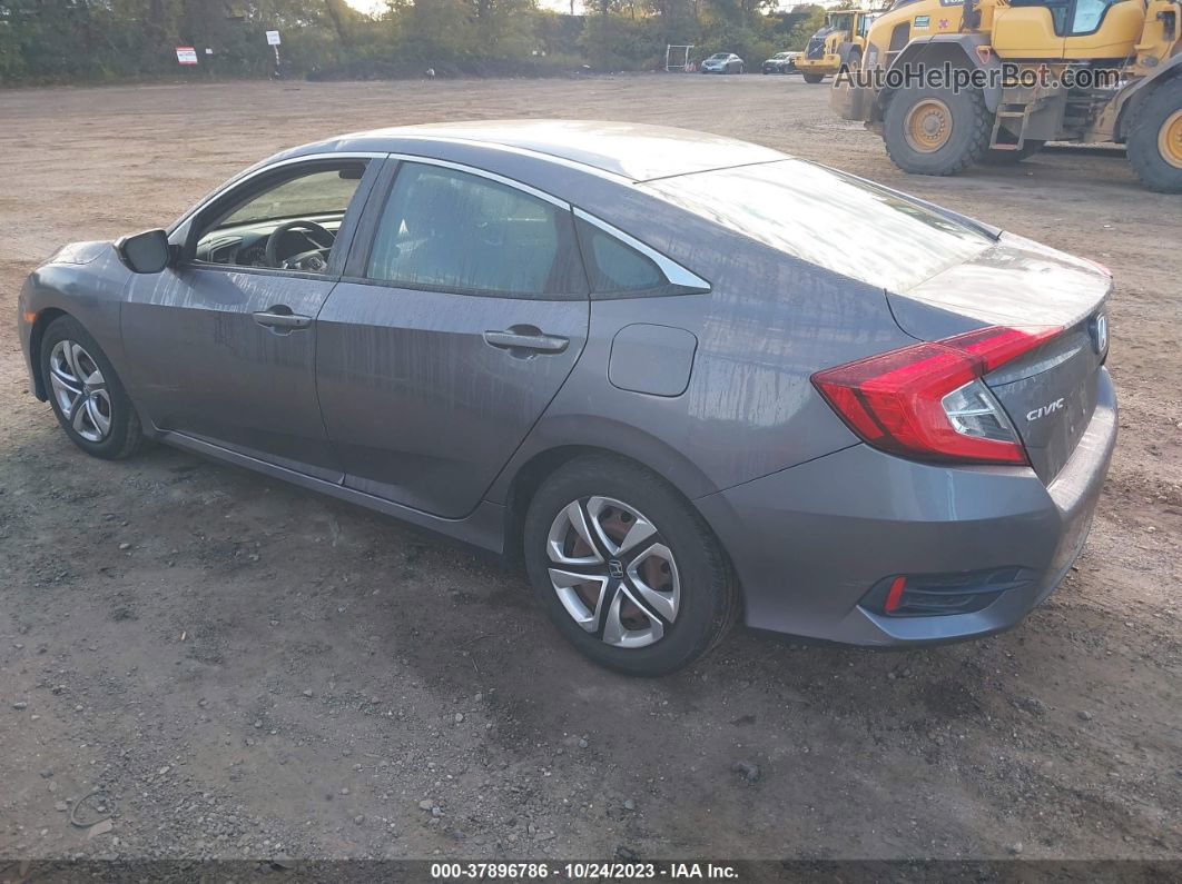 2016 Honda Civic Sedan Lx Gray vin: 2HGFC2F50GH528323