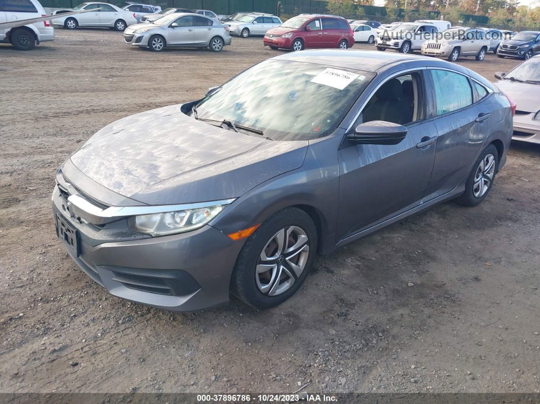 2016 Honda Civic Sedan Lx Gray vin: 2HGFC2F50GH528323