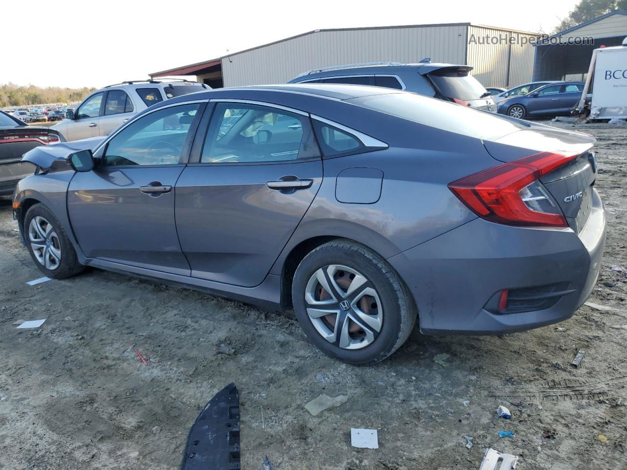 2016 Honda Civic Lx Серый vin: 2HGFC2F50GH570426