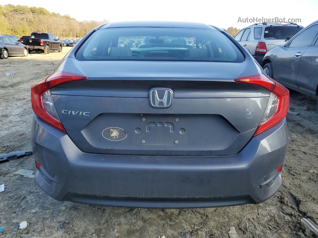 2016 Honda Civic Lx Серый vin: 2HGFC2F50GH570426