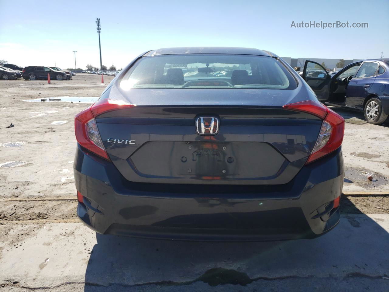 2017 Honda Civic Lx Gray vin: 2HGFC2F50HH530560