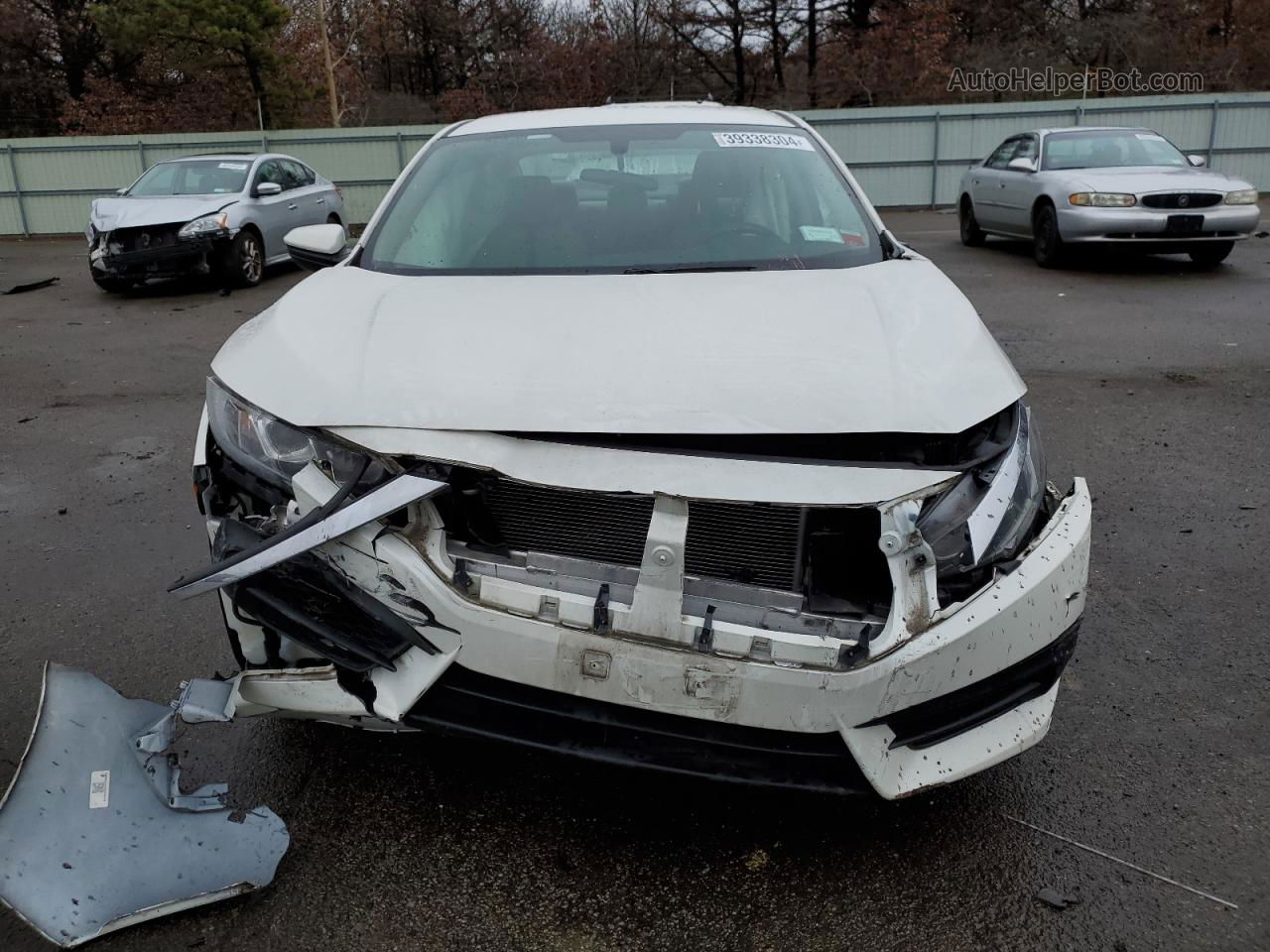 2017 Honda Civic Lx White vin: 2HGFC2F50HH540442