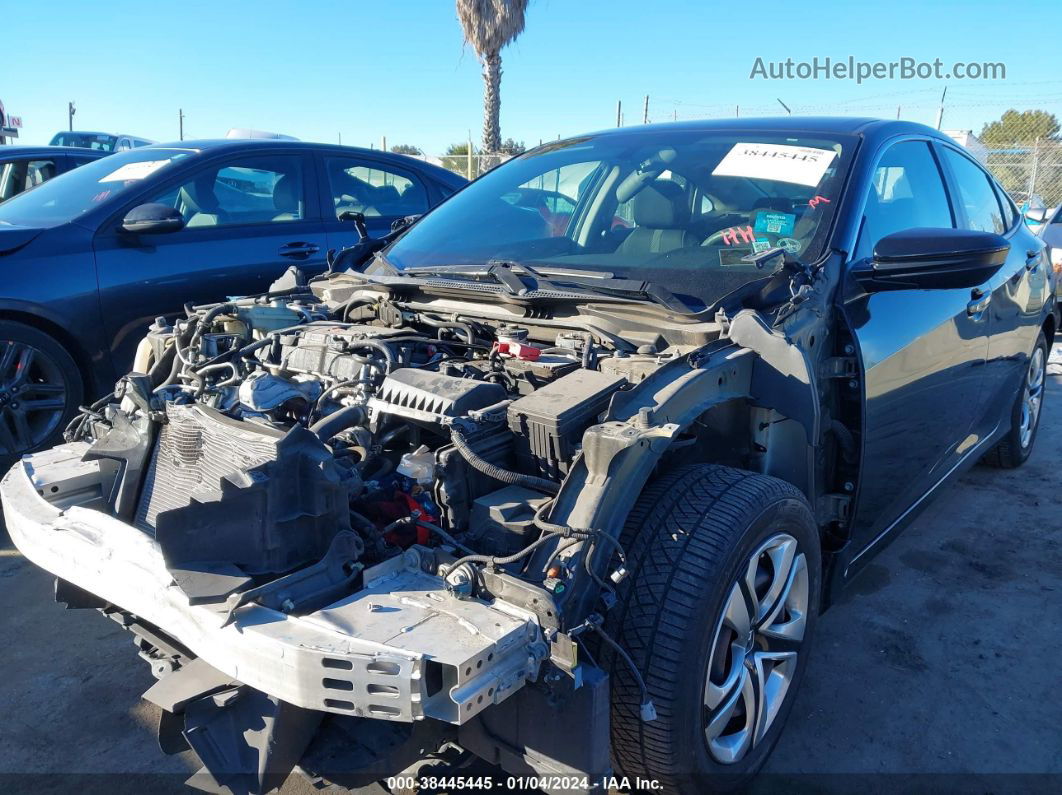 2017 Honda Civic Lx Black vin: 2HGFC2F50HH575885