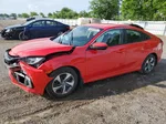 2020 Honda Civic Lx Красный vin: 2HGFC2F50LH010710